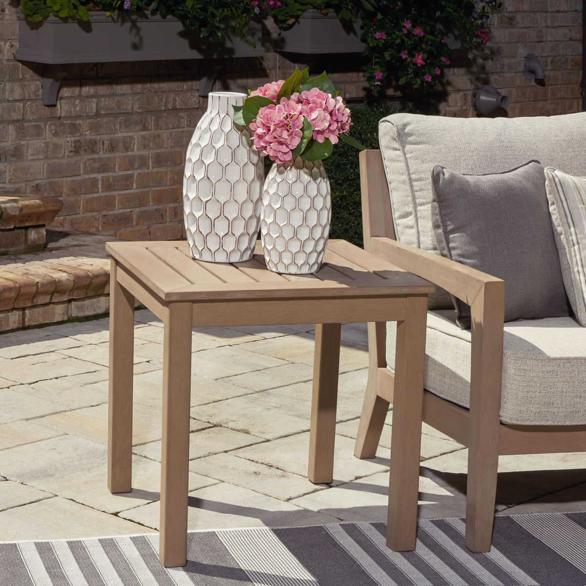 Hallow Creek - Driftwood - Square End Table