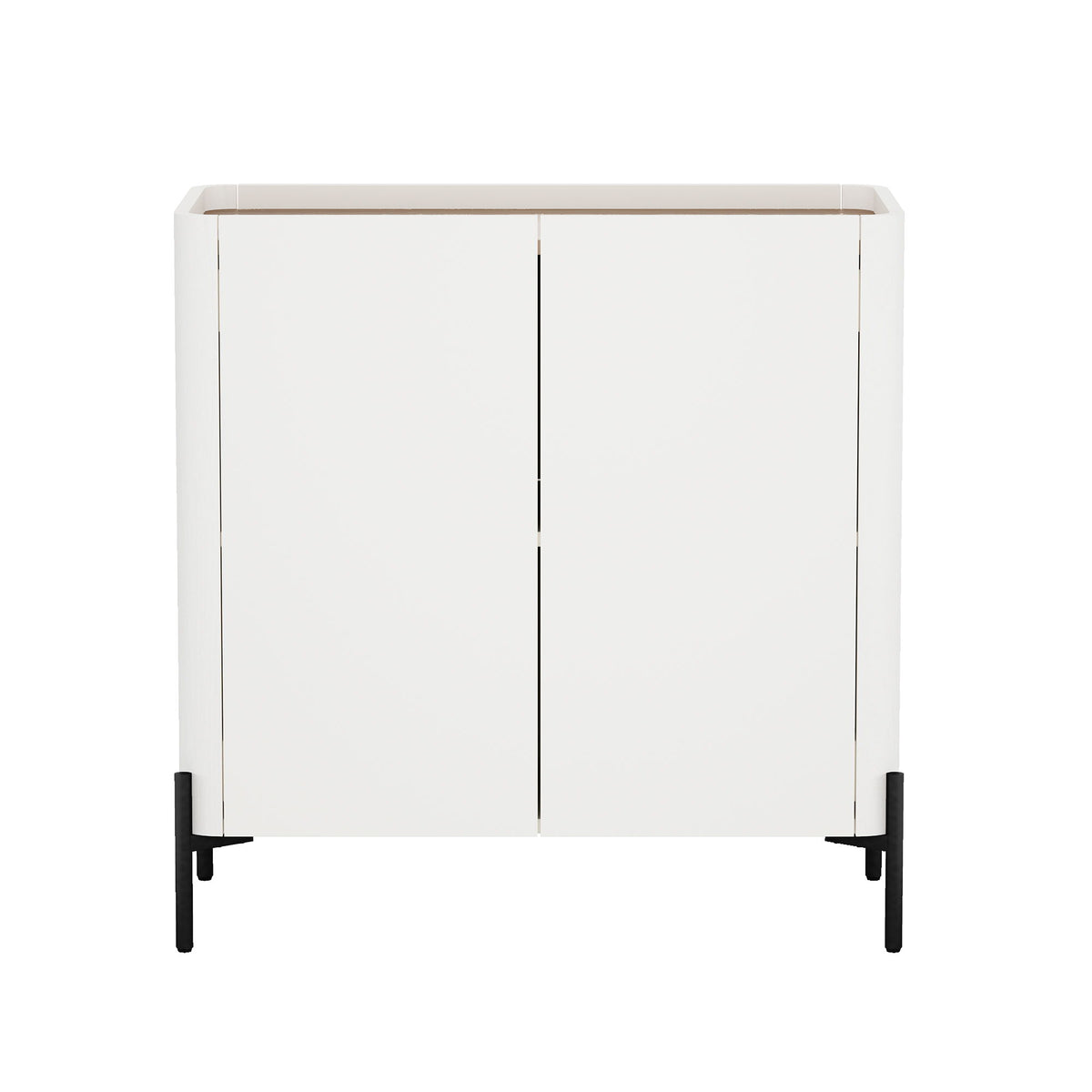 Abbey - Accent Cabinet - Maple And Off White