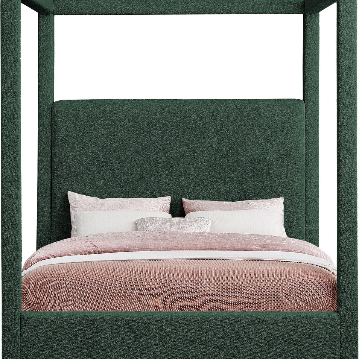Eden - Boucle Fabric Upholstered Bed