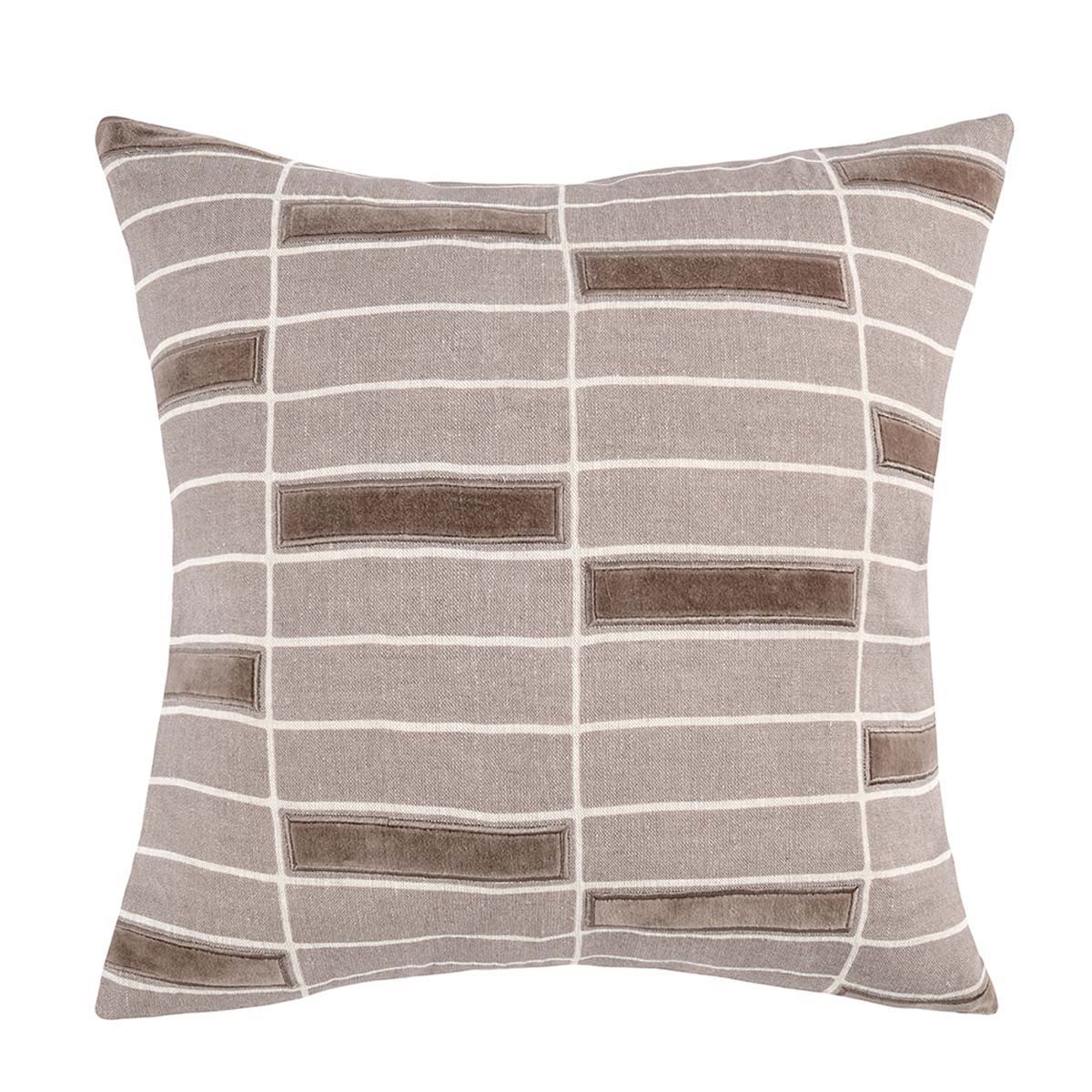 Modern Perspective - Breccia Pillow - Taupe