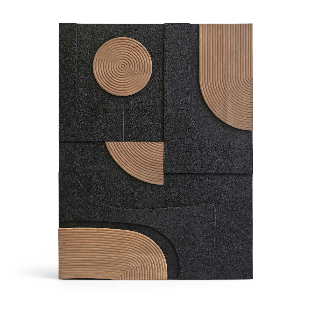 Element - Mango Wood Wall Decor - Black