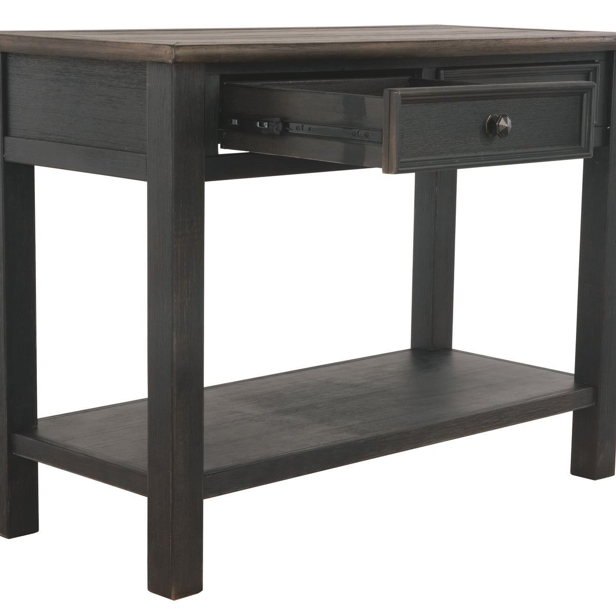Tyler Creek - Grayish Brown / Black - Sofa Table