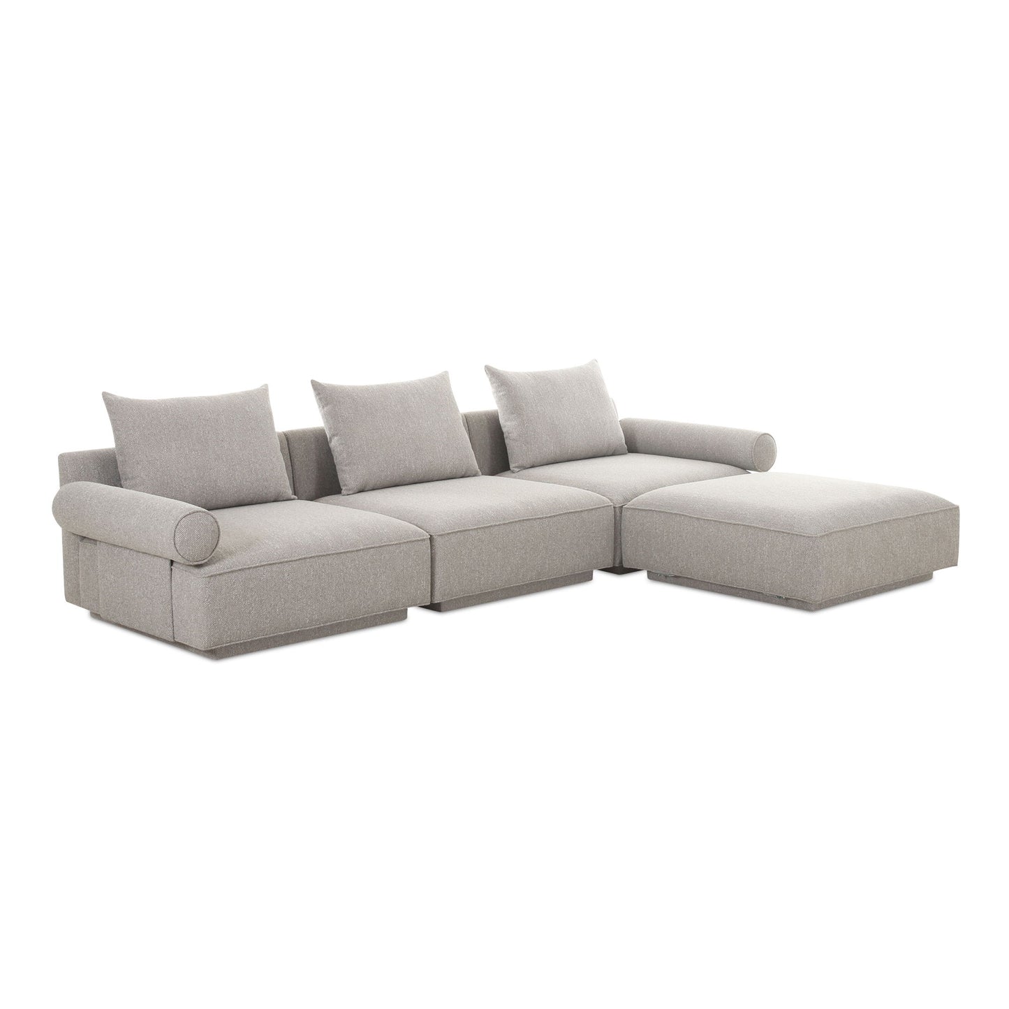 Rosello - Lounge Modular Sectional - Light Gray