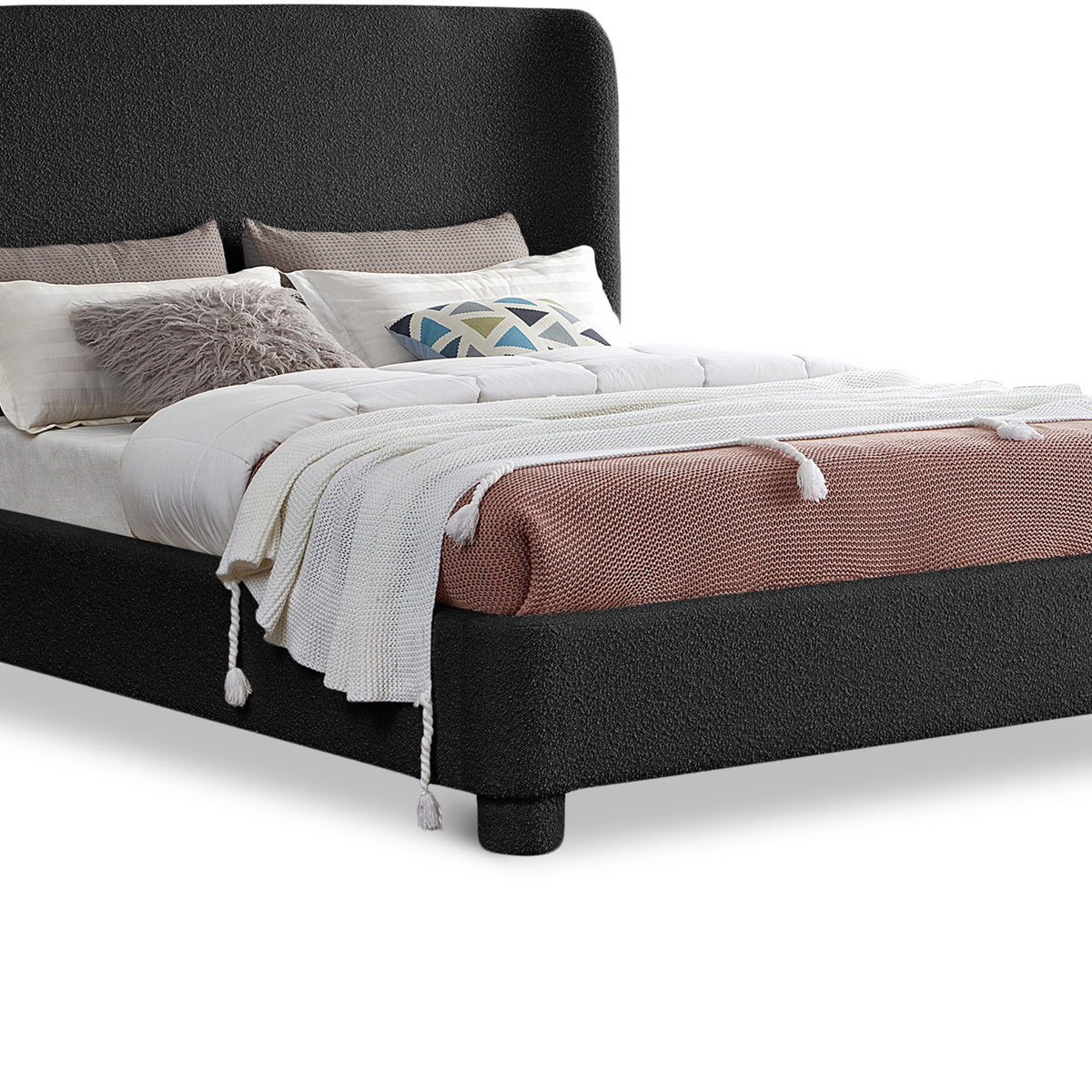 Penny - Boucle Fabric Bed