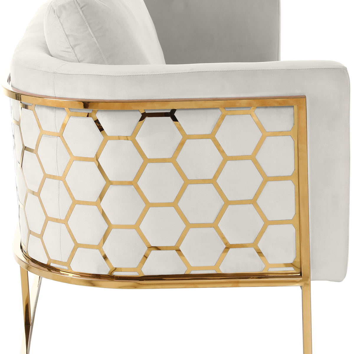 Casa - Sofa with Gold Legs