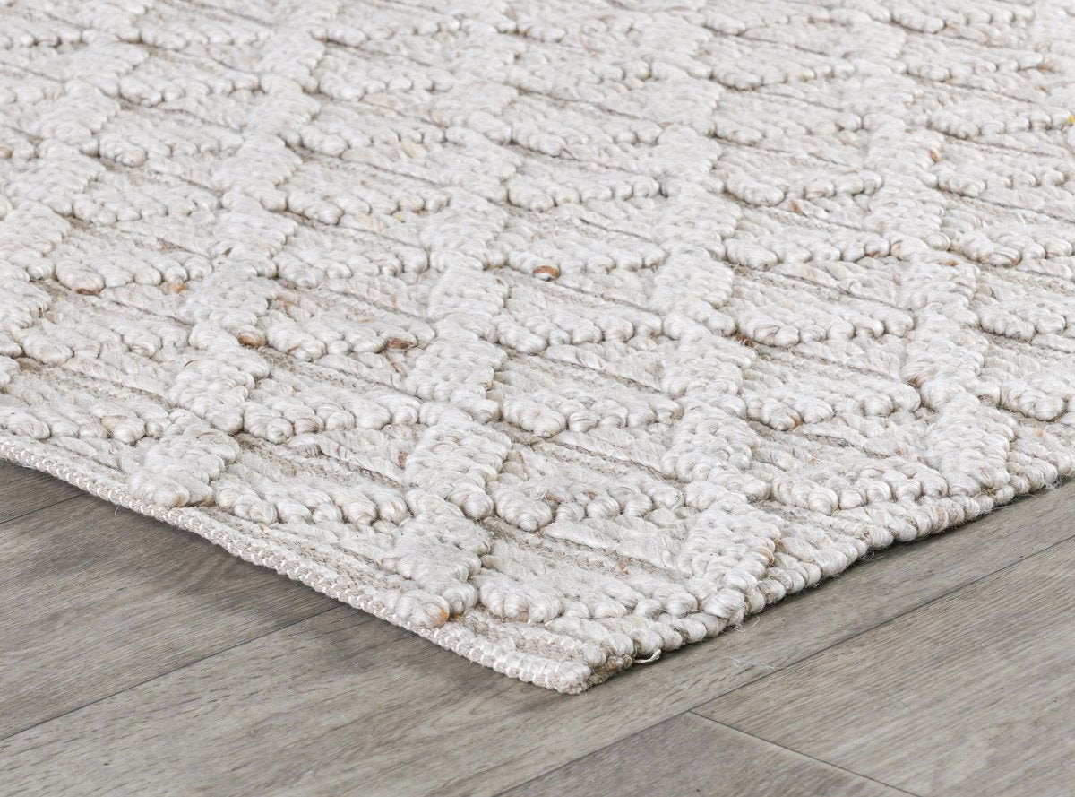 Portola - 1' x 1' Rug - Natural / Ivory