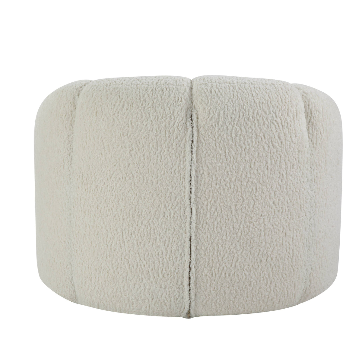 Osmash - Teddy Sherpa Chair With Swivel - White