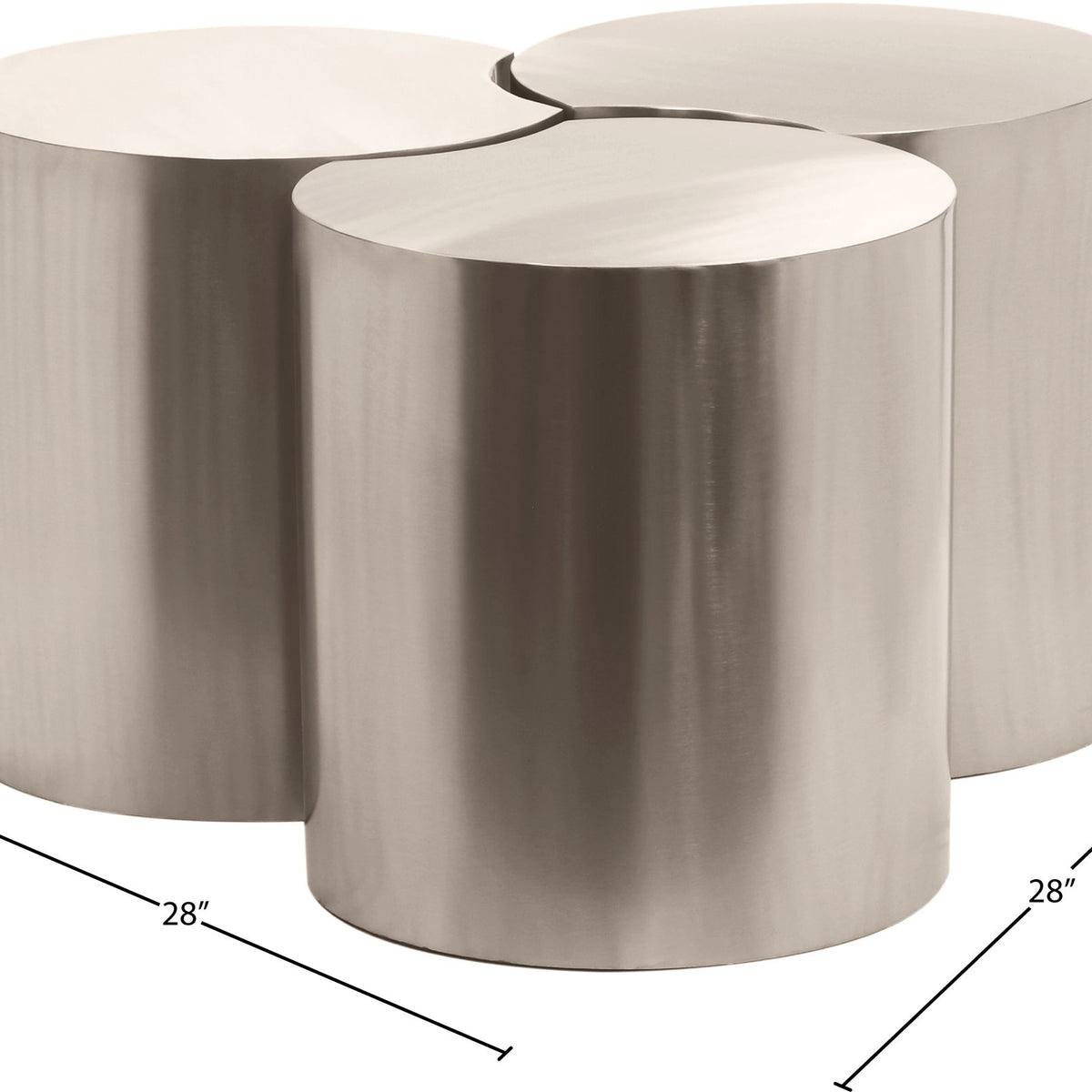 Dimple - 3 Piece Modular Coffee Table