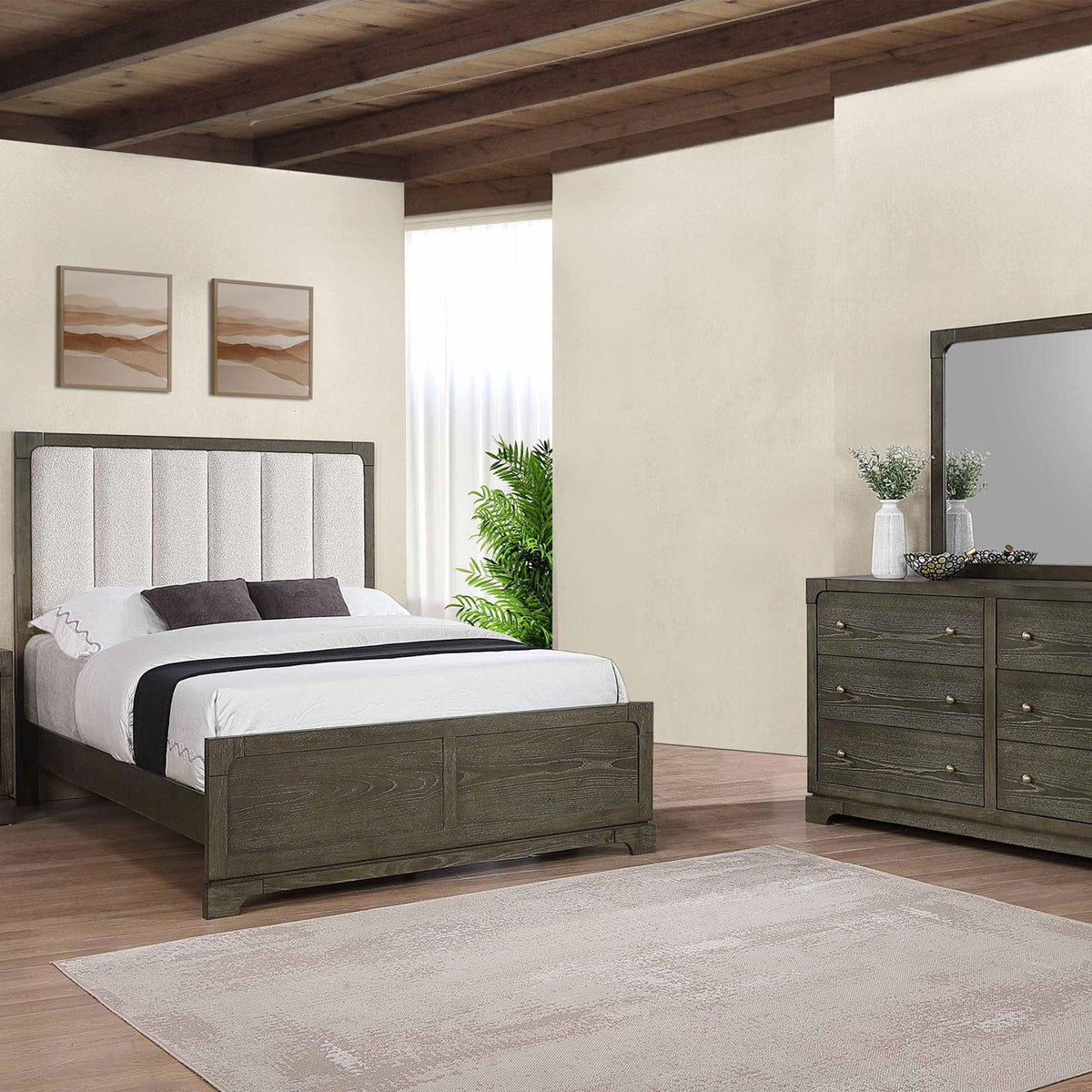 Gran Park 4-piece Queen Bedroom Set Dark Cocoa