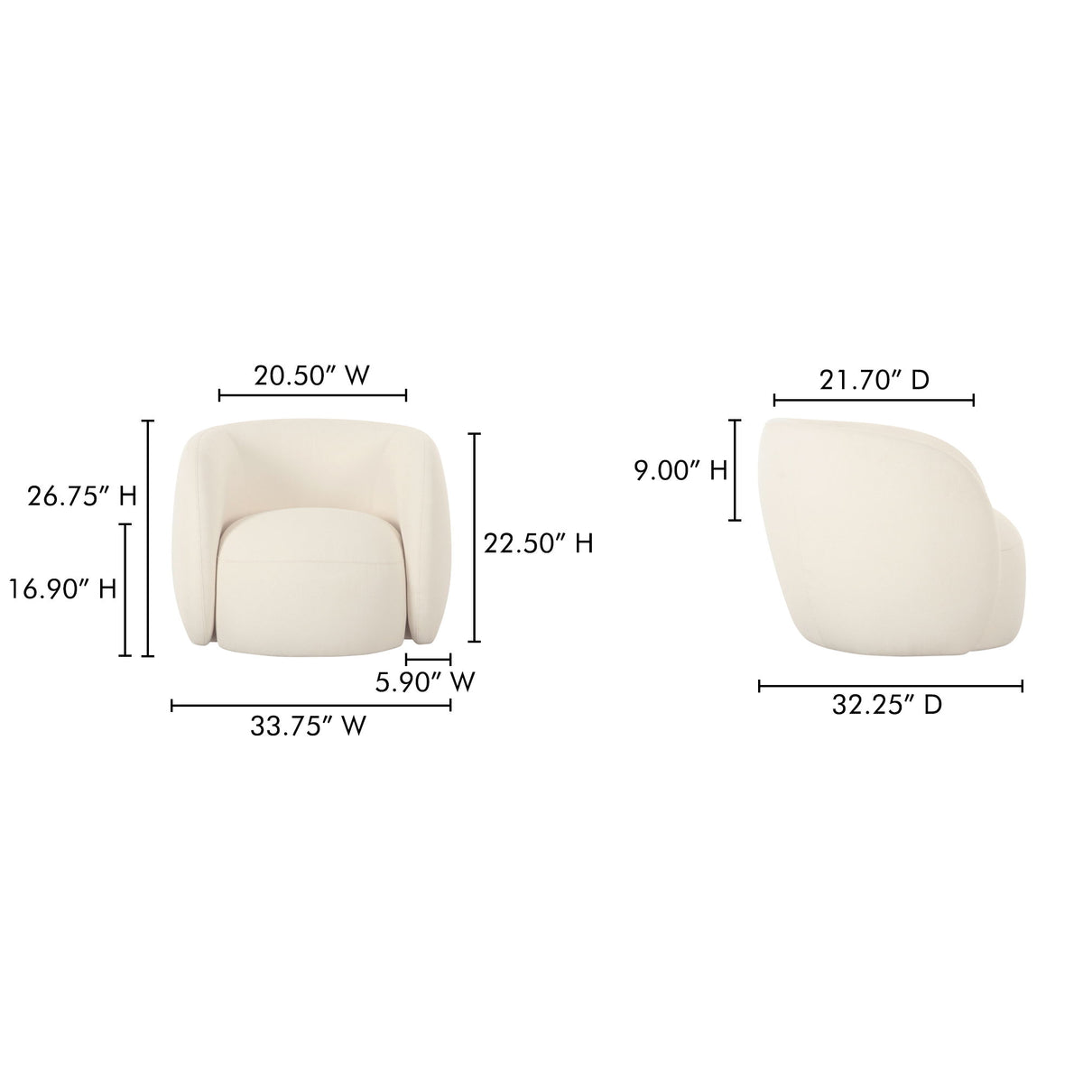 Rae - Outdoor Accent Chair - Beige