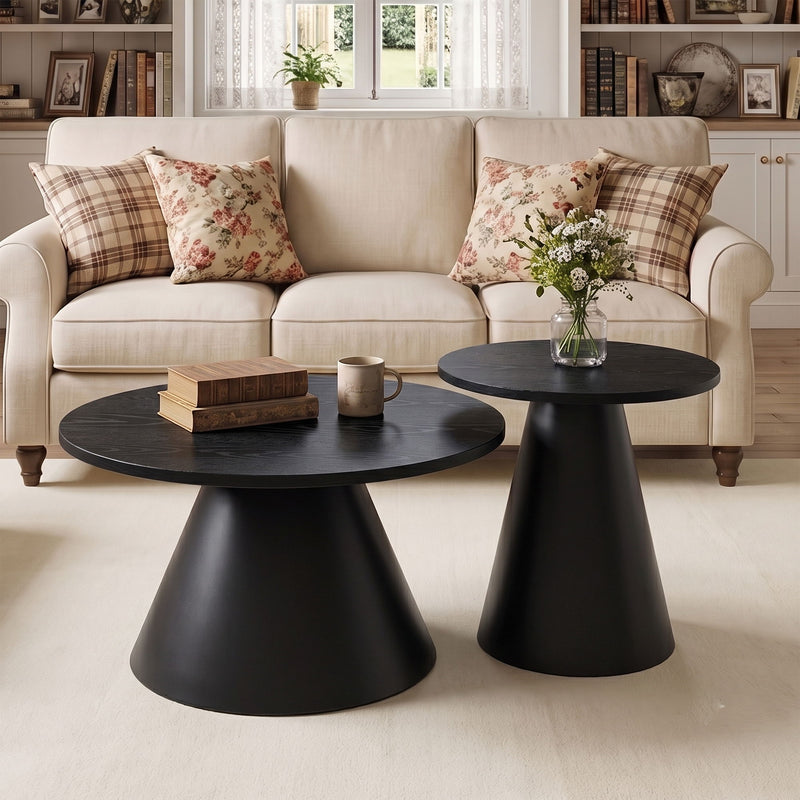 Modern Nesting Coffee Table Set For Living Room