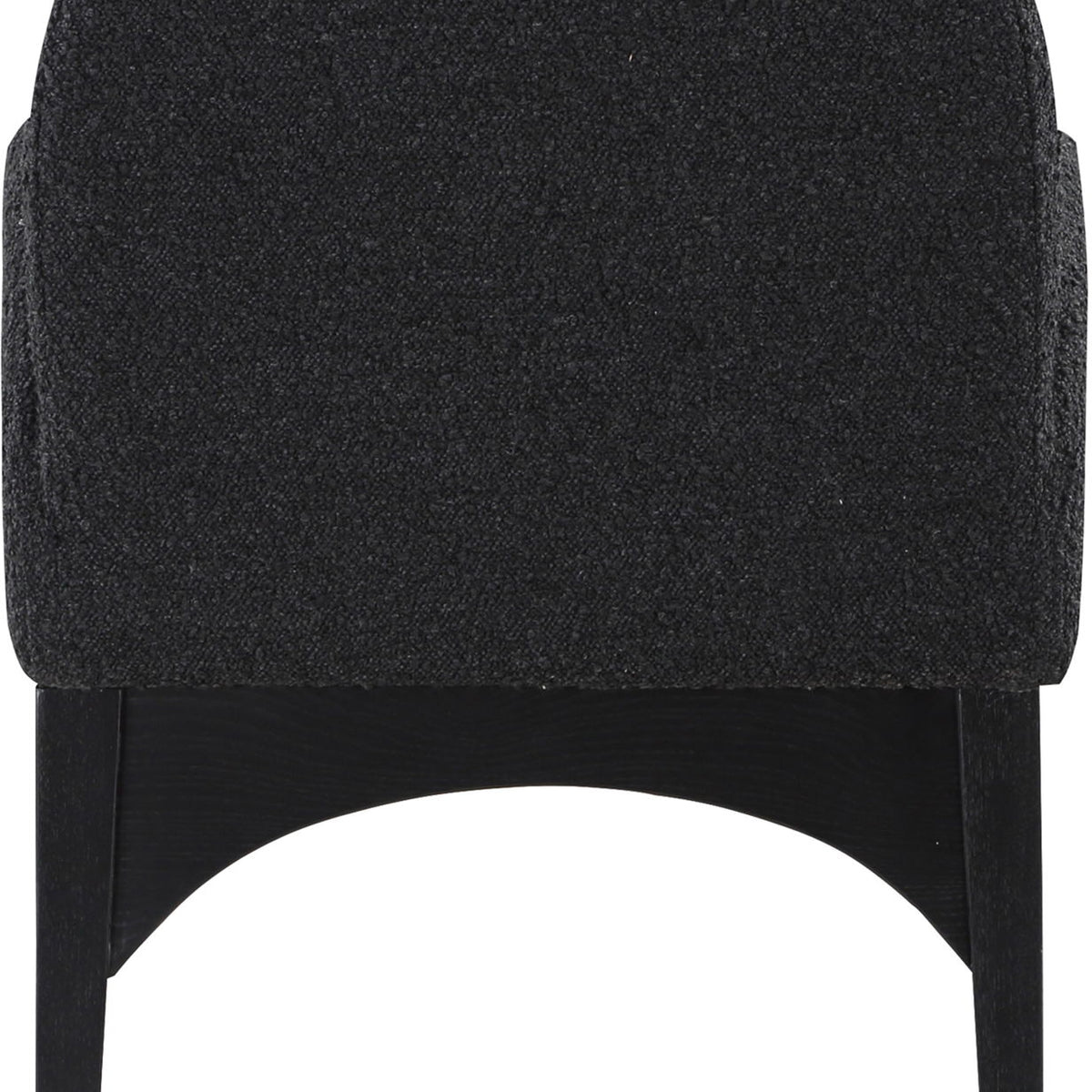 Waldorf - Boucle Dining Arm Chair With Black Legs