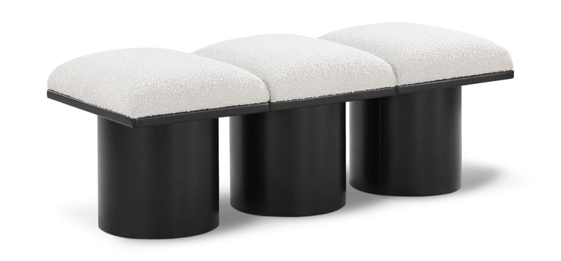 Pavilion - 3 Piece Modular Bench With Black Base