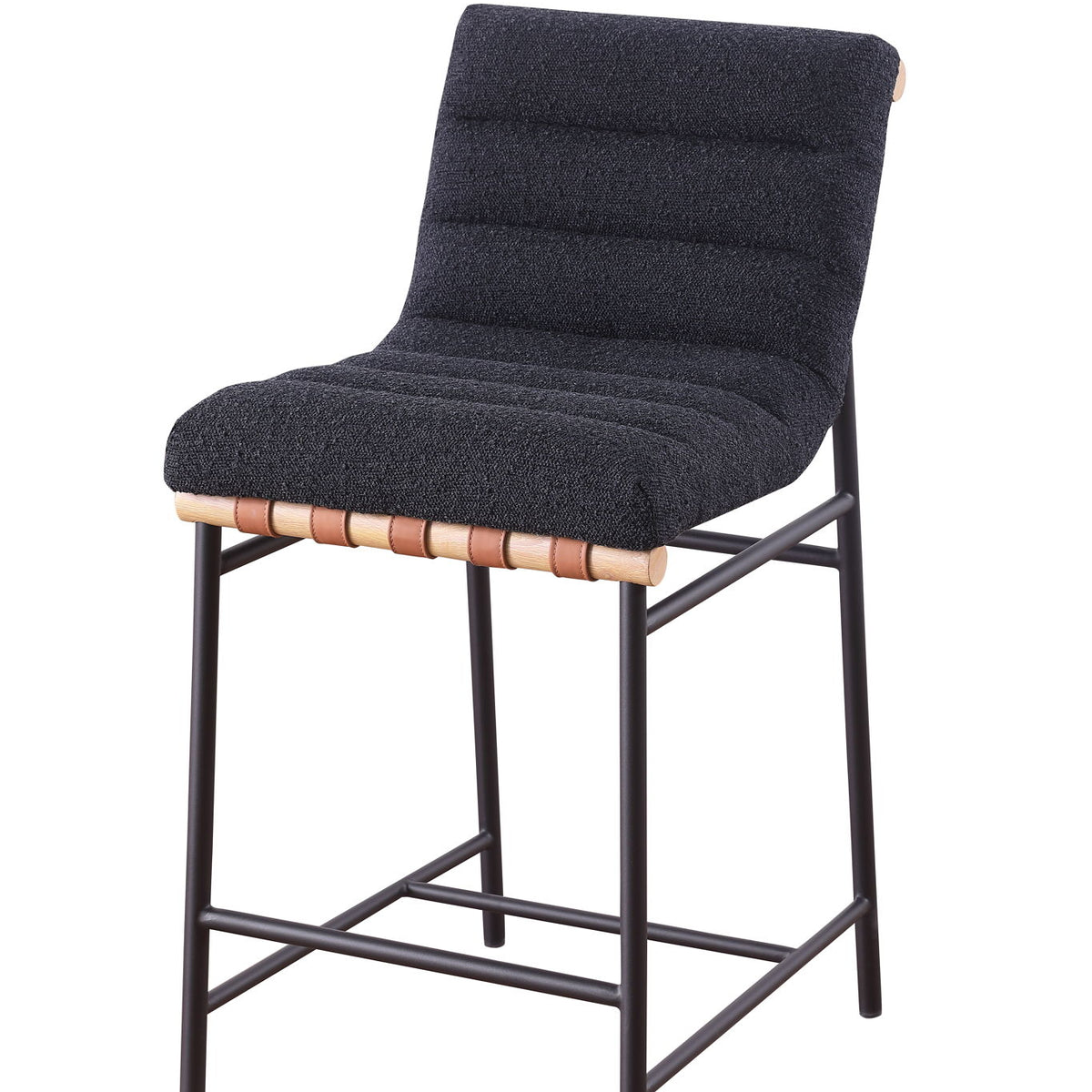 Lahni - 17" Boucle Fabric Counter Height Chair