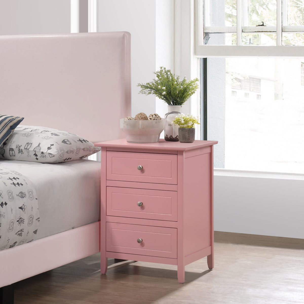 Daniel - 3 Drawer Nightstand