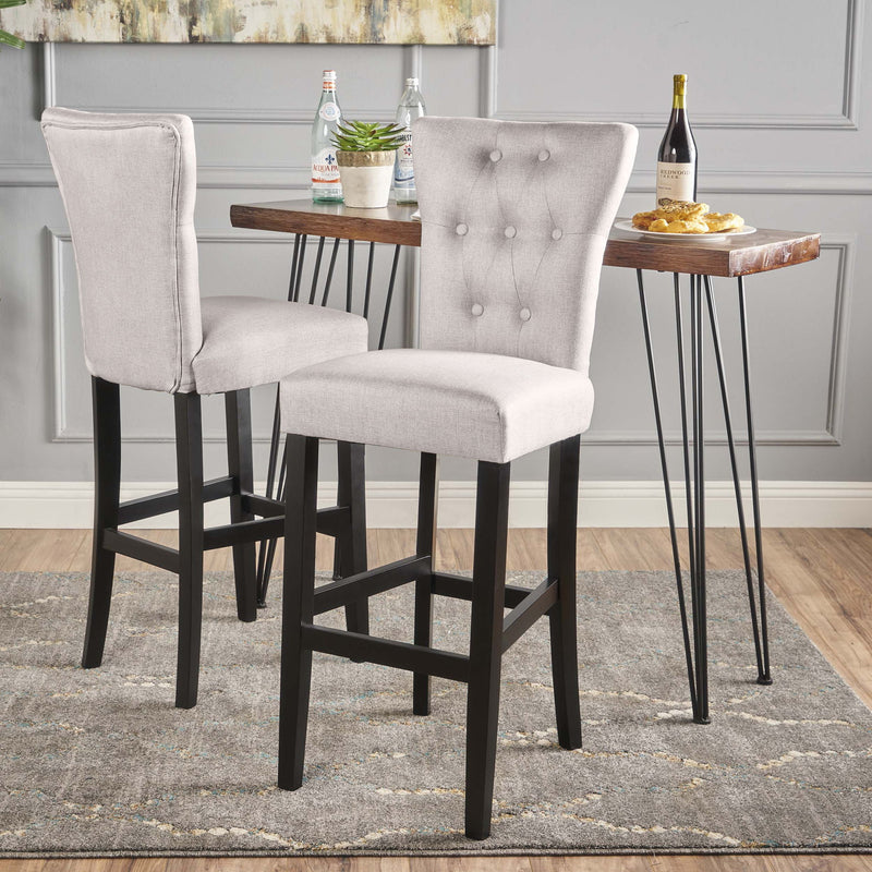 Elegant Barstool Set With Plush Cushioning