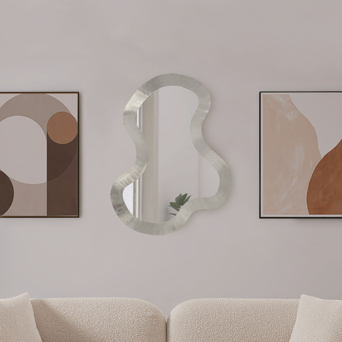 Oblique - Metal Frame Mirror