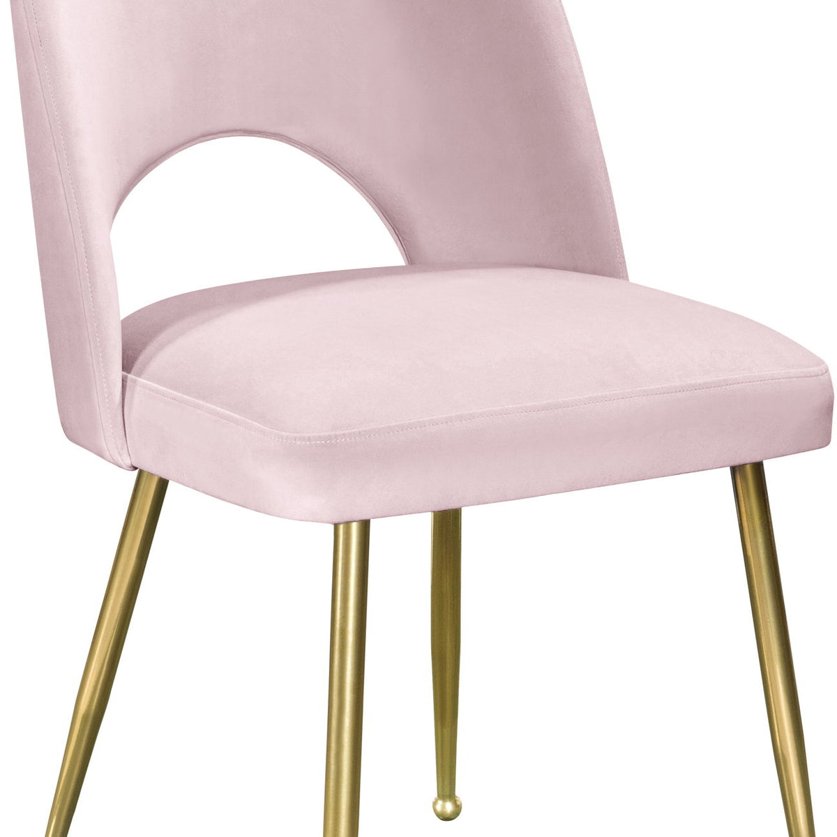 Logan - Dining Chair (Set of 2) - Gold Legs
