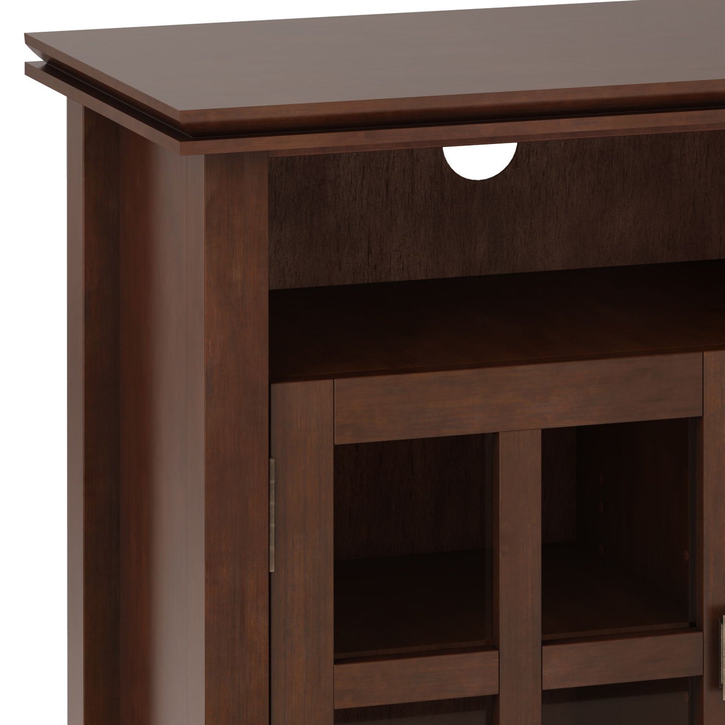 Artisan - TV Media Stand, Handcrafted - Russet Brown