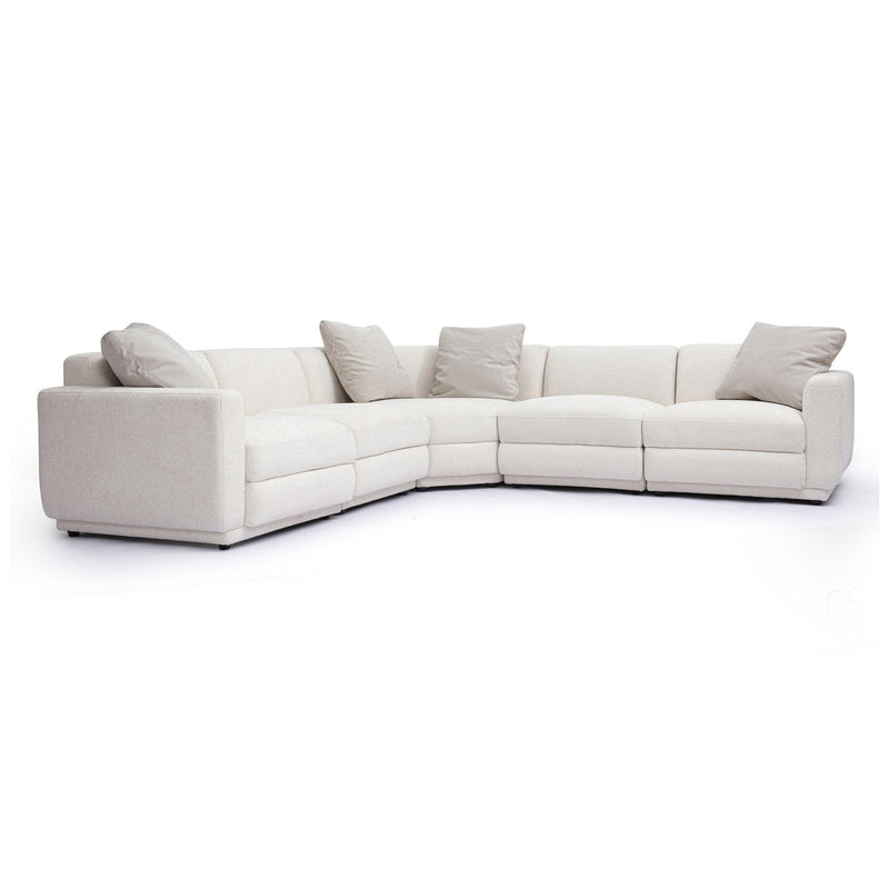 Perry - Modular L-Sectional - Cream