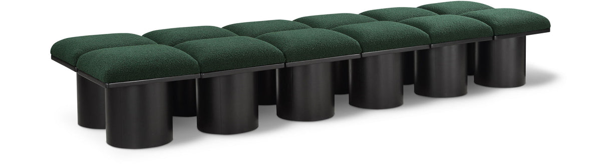 Pavilion - 12 Piece Modular Bench With Black Base