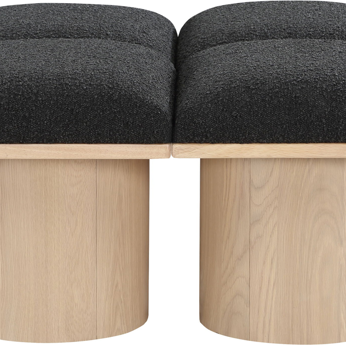 Pavilion - 4 Piece Modular Bench With Natural Base
