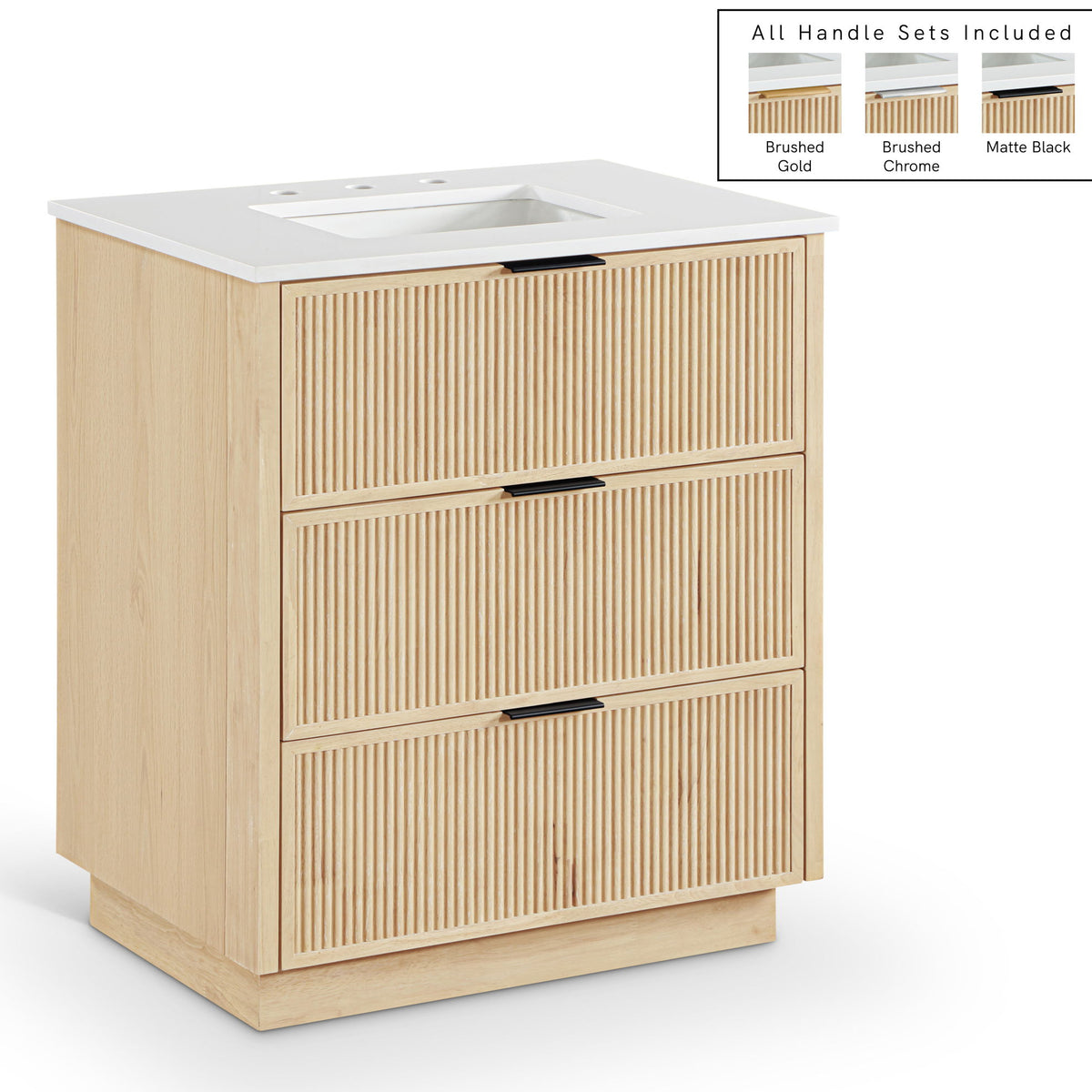 Willard - Engineered Stone And Solid Wood Bathroom Vanity
