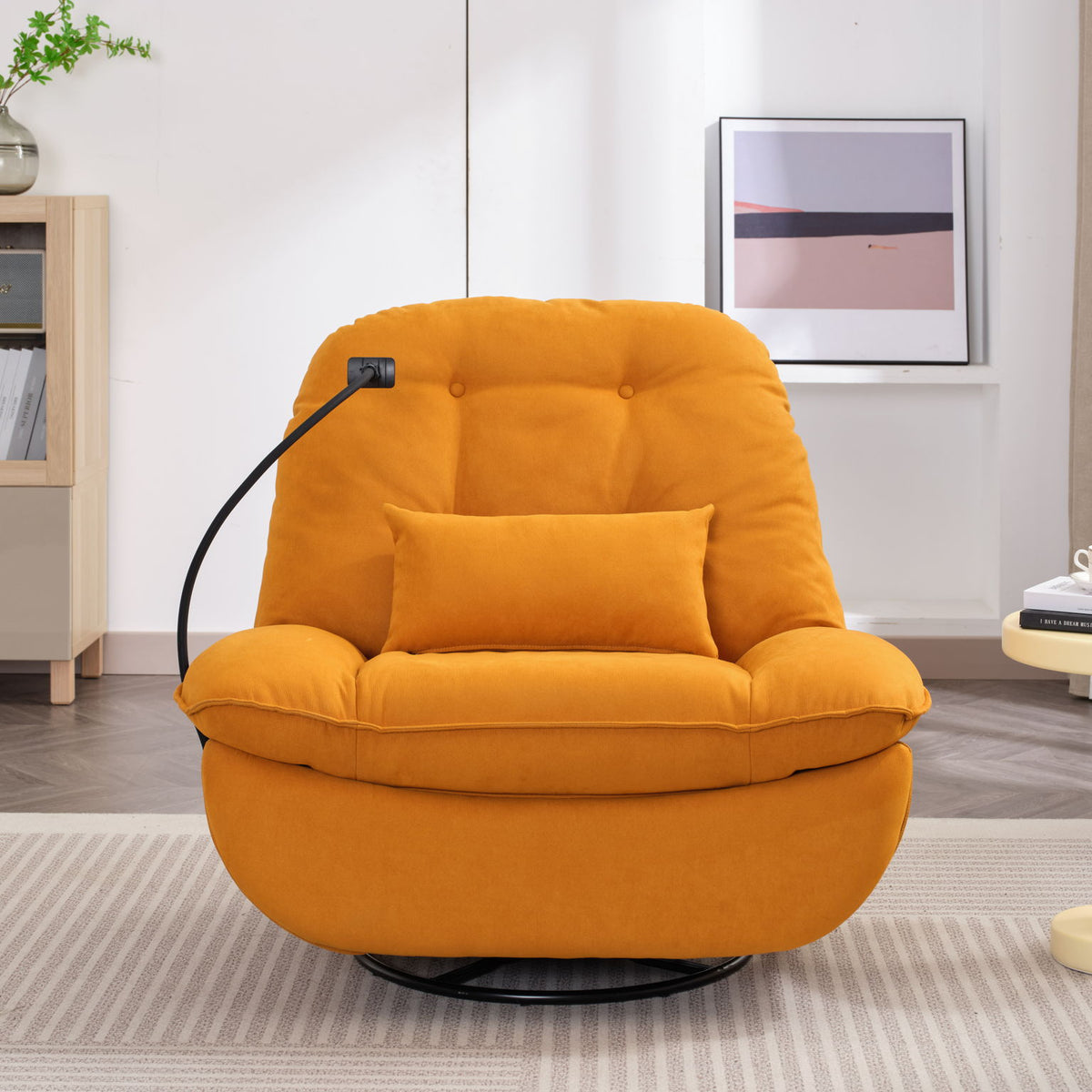 Power Recliner Swivel Glider USB Charger With Bluetooth Music Player, Sleep, Working, Game And Leisure