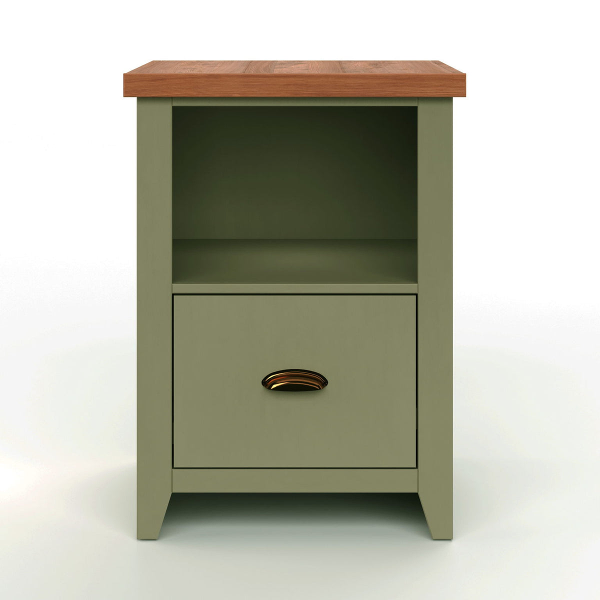 Vineyard - Drawer File - Sage Green, Fruitwood