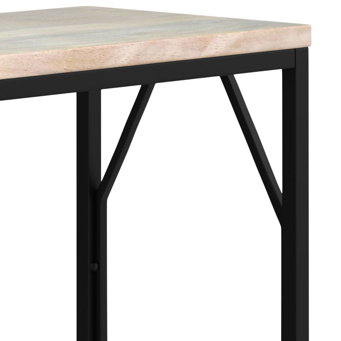 Selma - Handcrafted Metal And Wood Accent Table