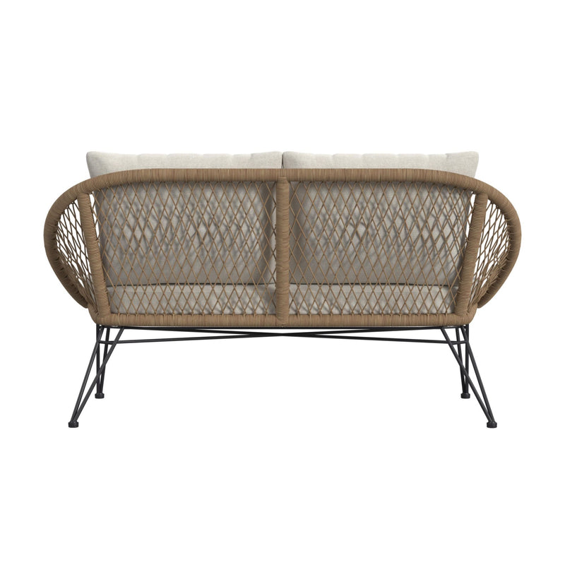 Grace - 4 Piece Outdoor Seating Set - Beige / Natural