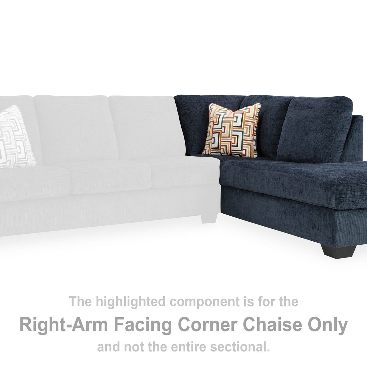 Aviemore - Raf Corner Chaise - Ink
