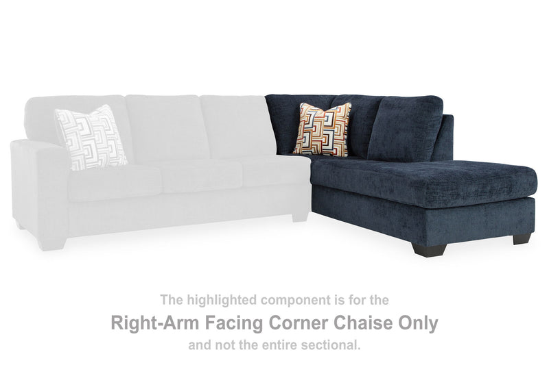 Aviemore - Raf Corner Chaise - Ink