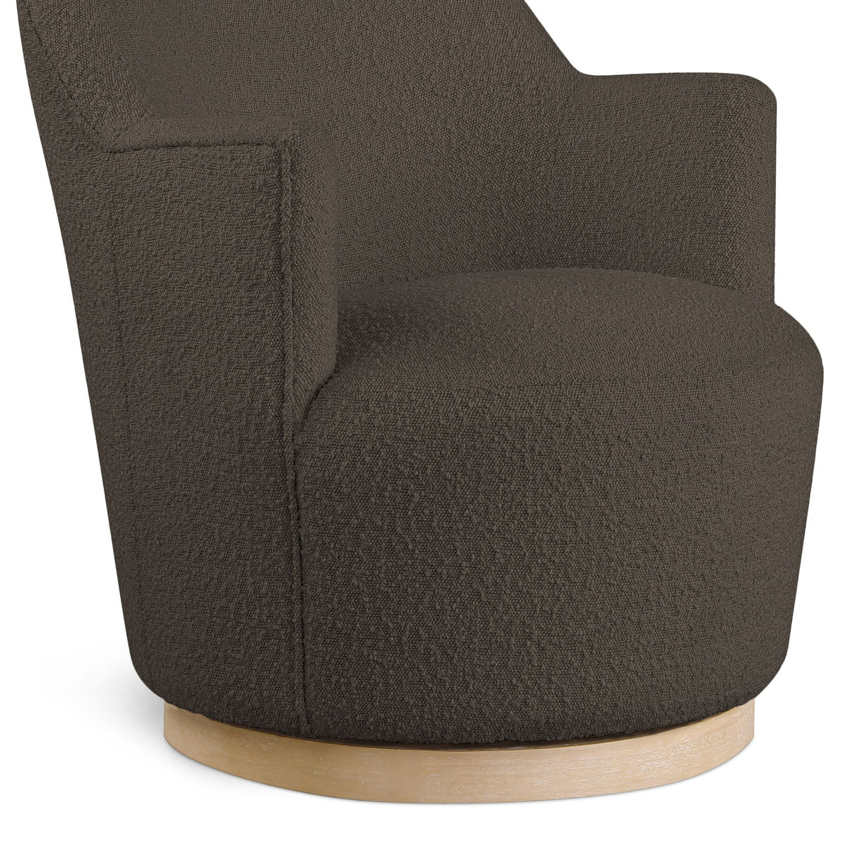 Clarita - Boucle Swivel Accent Chair