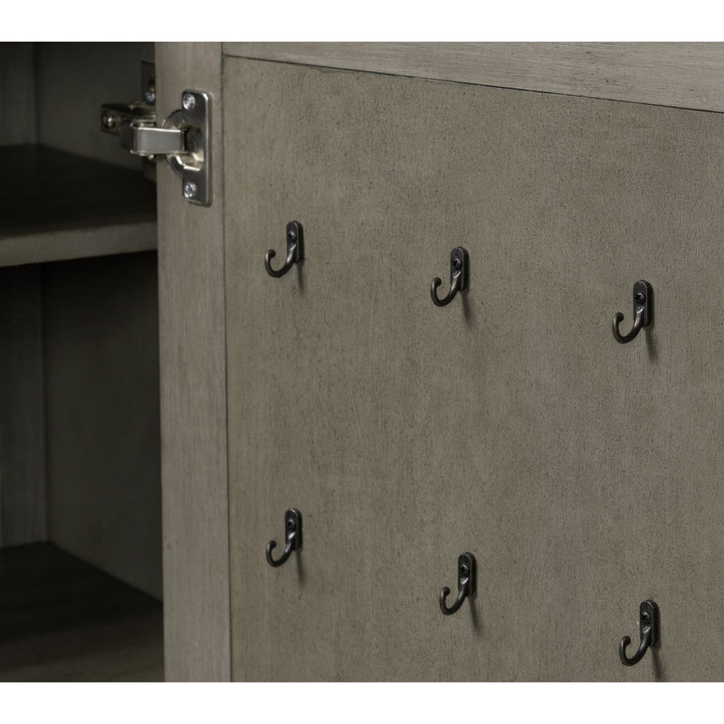 Kings Court - 7-Drawer Door Chest - Gray