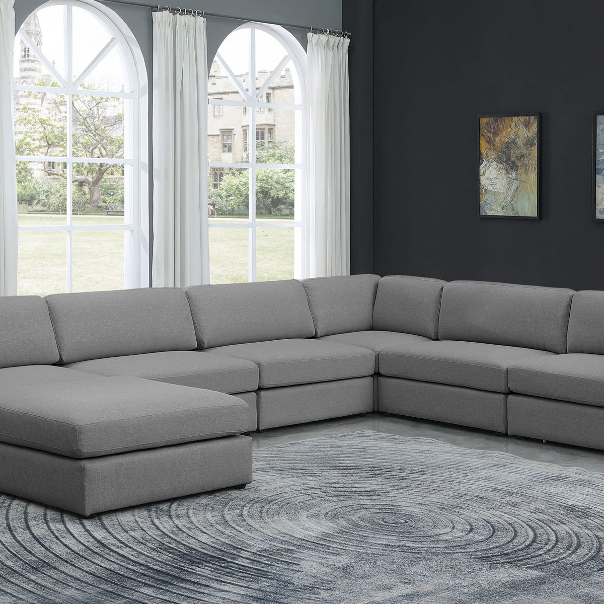 Beckham - 7 Piece Modular Sectional With Chaise