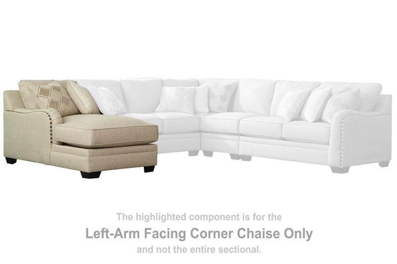 Luxora - LAF Corner Chaise - Bisque