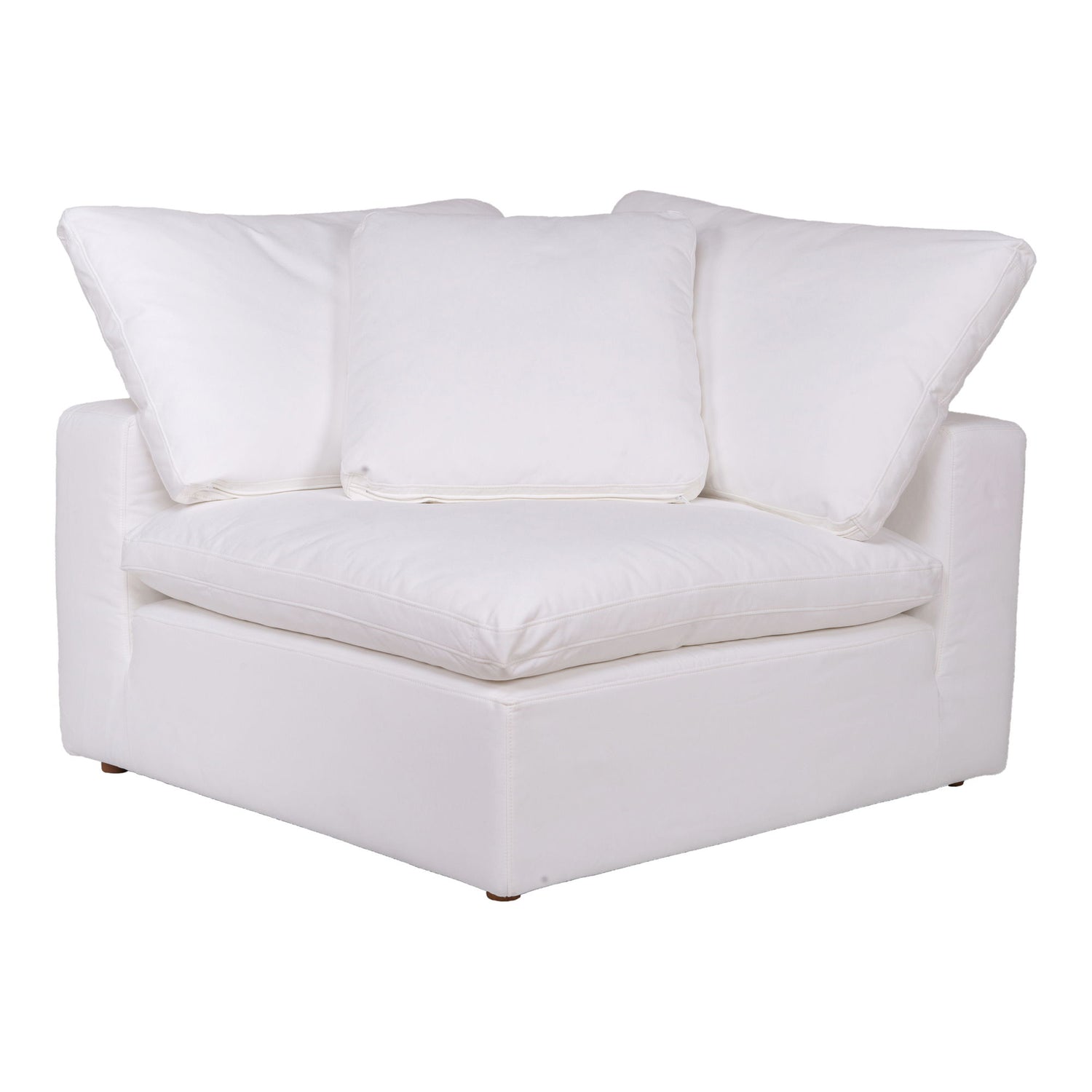 Clay - Livesmart Fabric Corner Chair - Cream