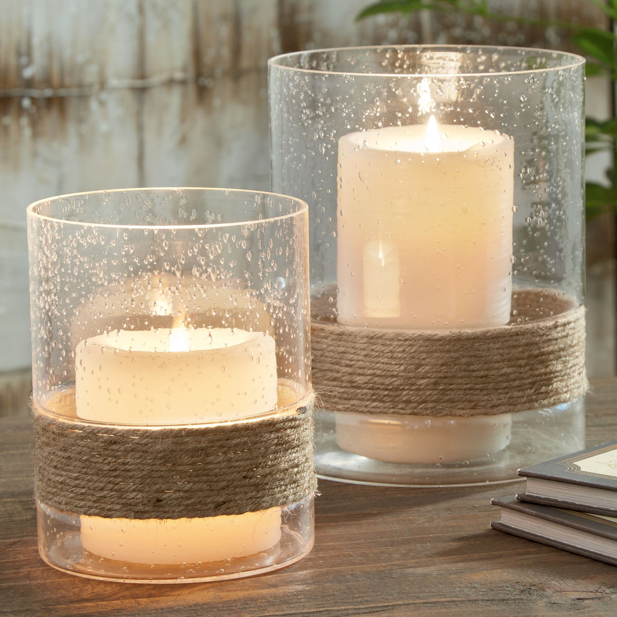 Eudocia - Clear - Candle Holder Set (Set of 2)