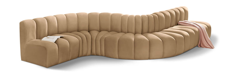 Arc - Velvet 7 Piece Modular Sofa