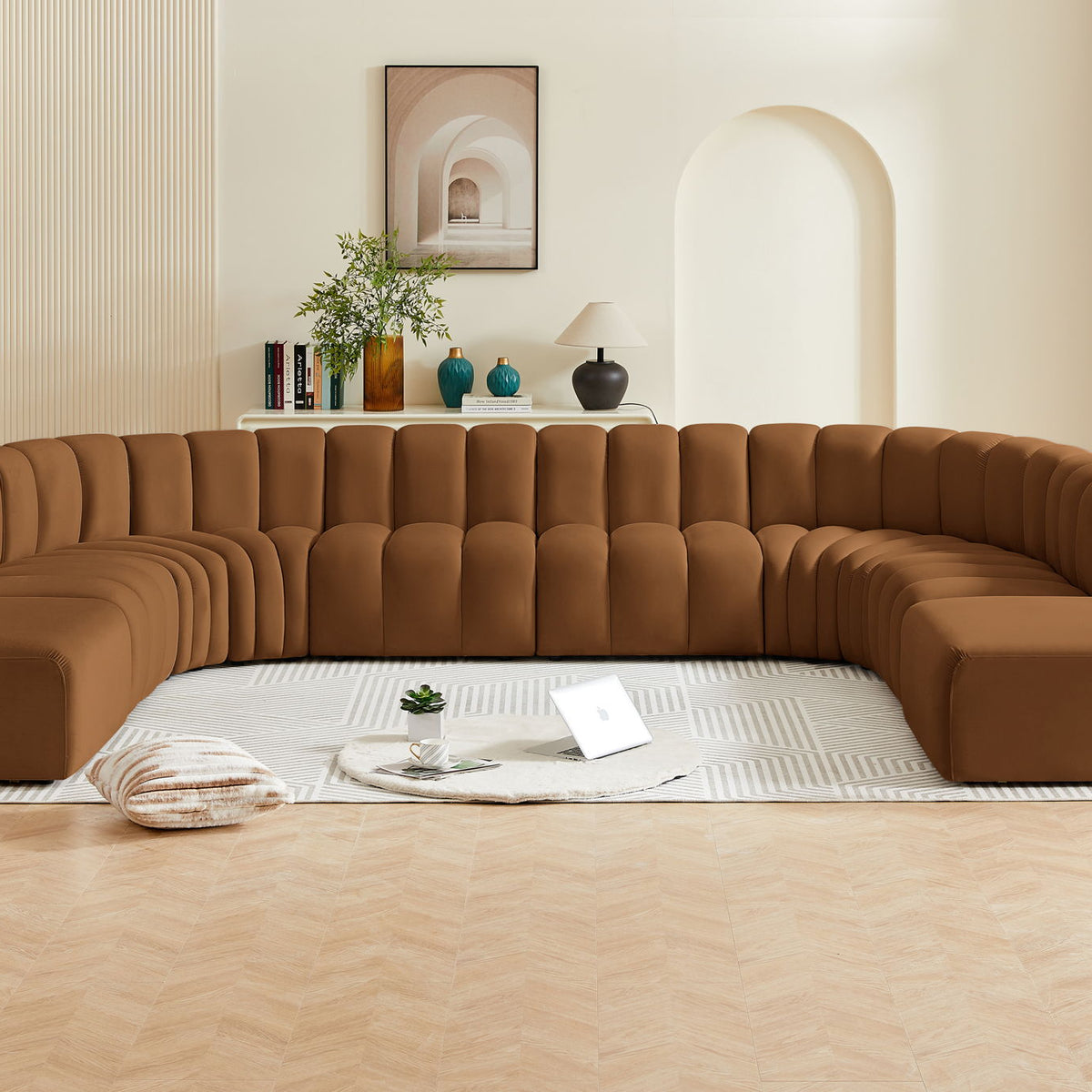 Arc - Velvet Modular Sectional