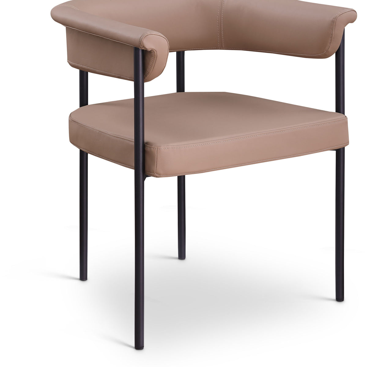 Malin - Faux Leather Dining Chair (Set of 2) - Tan