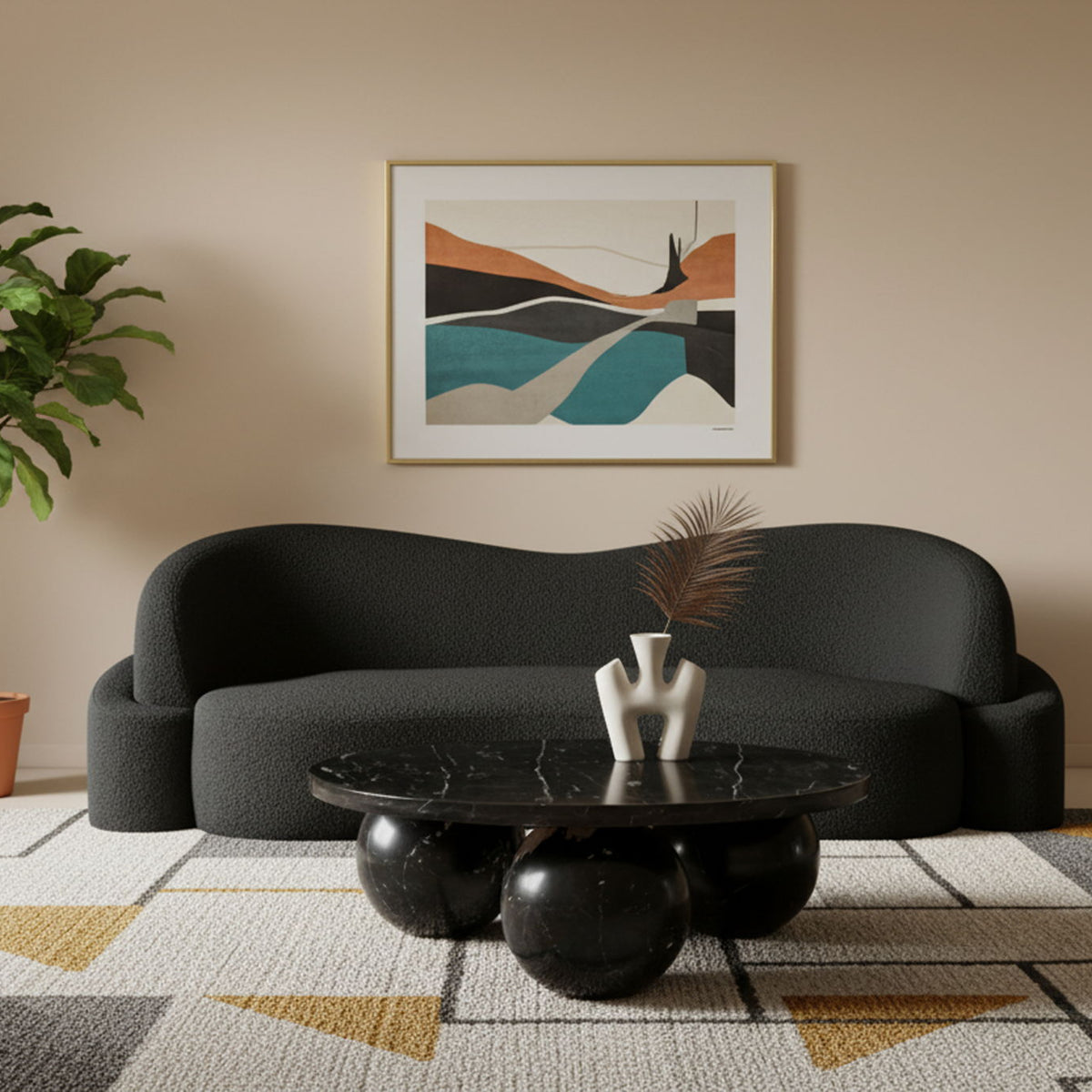 Spherical - Marble/Stone Coffee Table