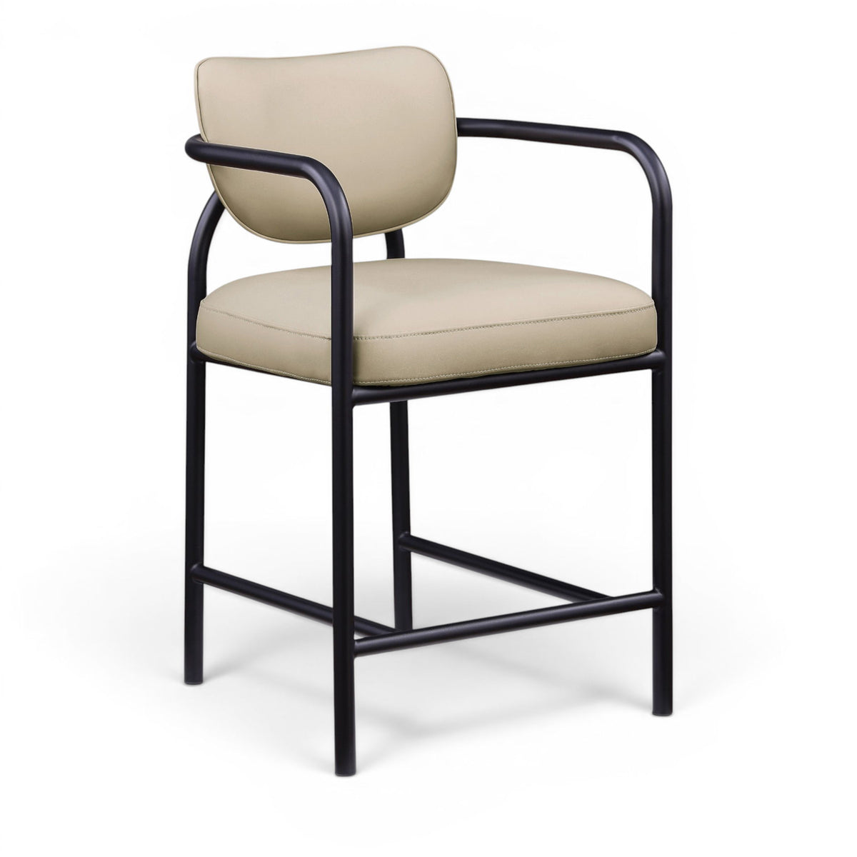 Serava - Vegan Leather Upholstered Bar Stool