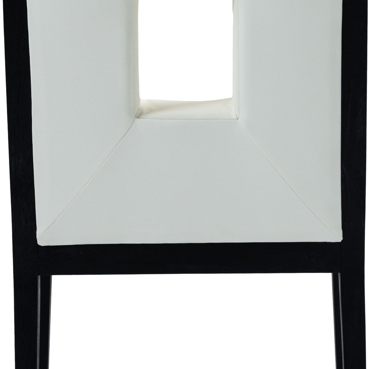 Gwendolyn - Faux Leather Dining Arm Chair With Black Frame