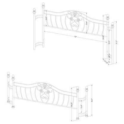 Sydney - Metal Open Frame Bed