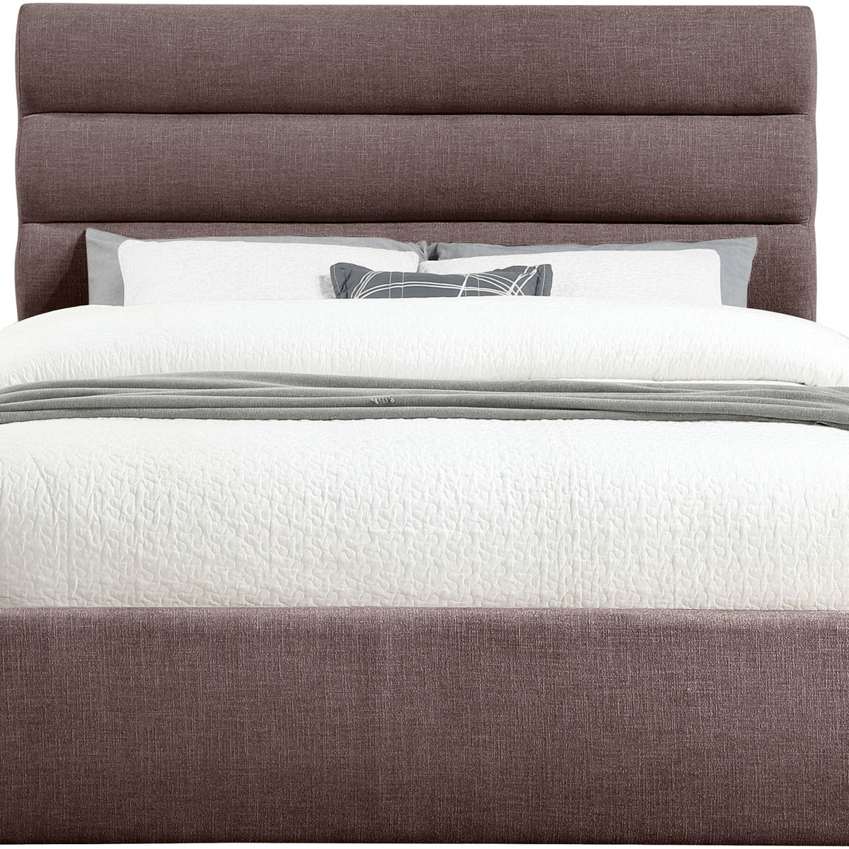 Adam - Linen Fabric Bed With 52" Headboard