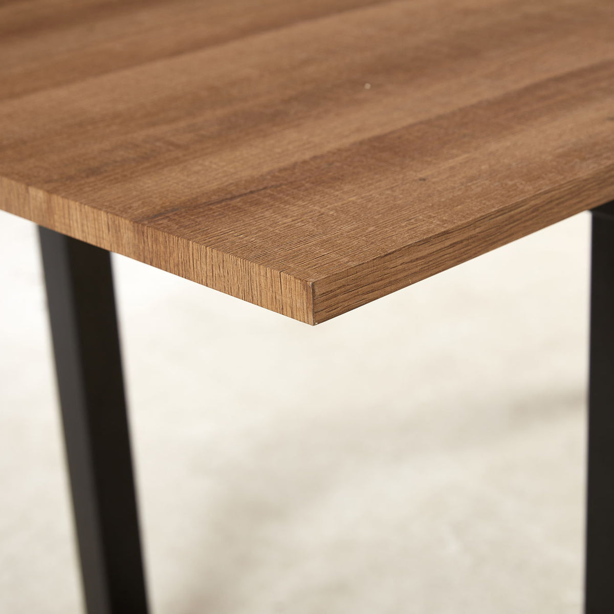 Square Extendable Dining Table With Metal Leg, Modern Space Saving Kitchen Table For Living Room