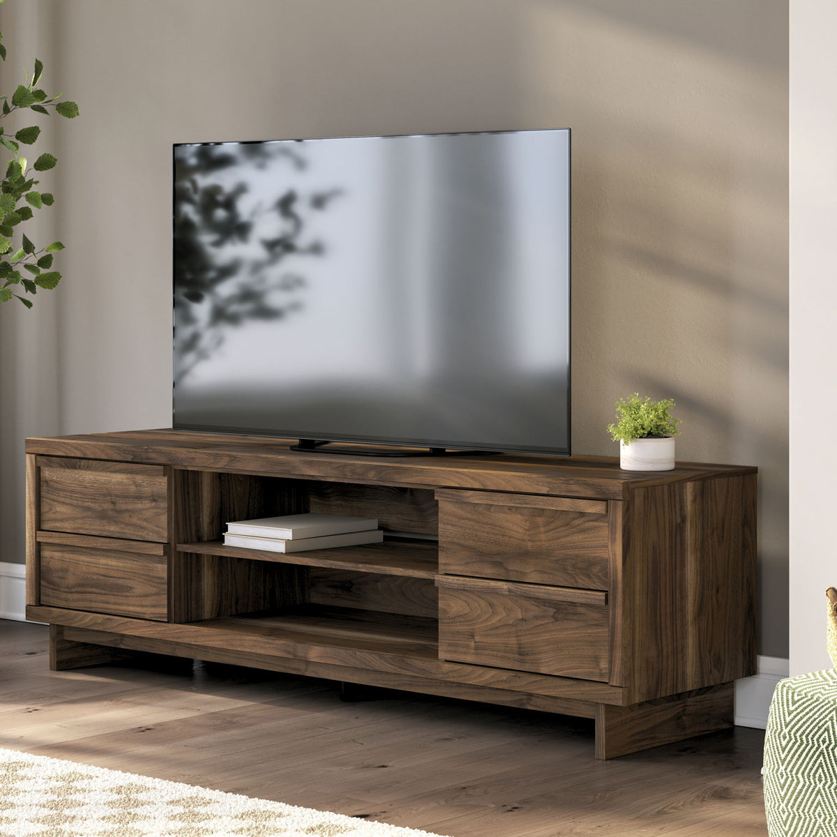 Zadilyn - TV Stand With Fireplace Option