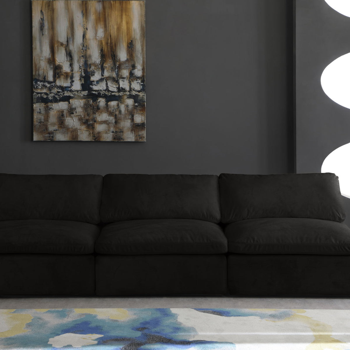 Cozy - Modular Armless 3 Seat Sofa